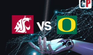 Washington State Cougars at Oregon Ducks AI NCAA Football Prediction 10/21/2023
