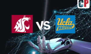 Washington State Cougars at UCLA Bruins AI NCAA Football Prediction 10/7/2023