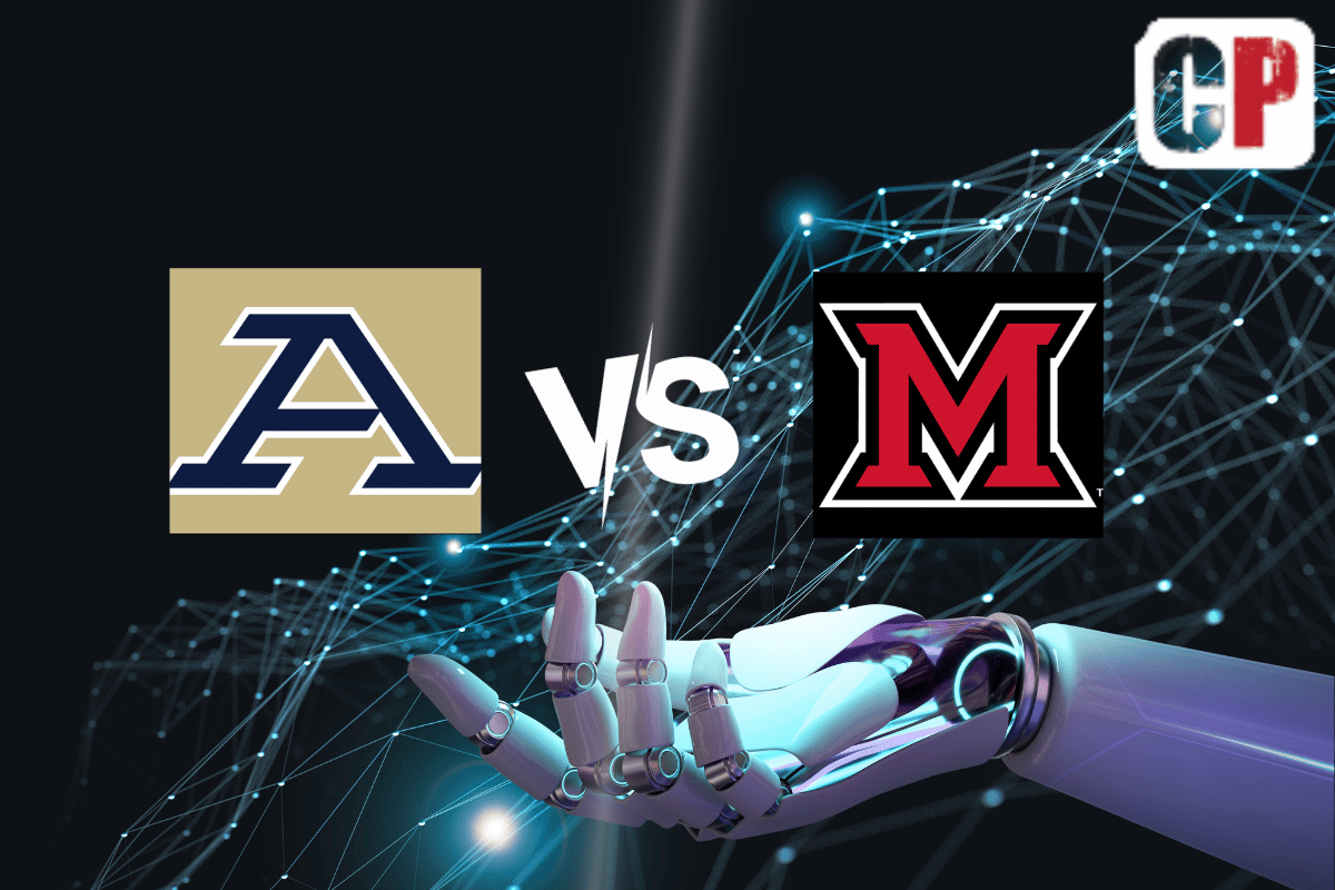 Akron Zips at Miami (OH) RedHawks AI NCAA Football Prediction 11/8/2023