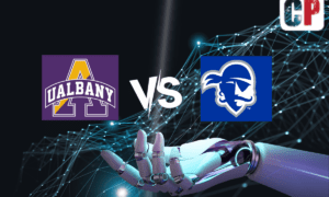Albany Great Danes at Seton Hall Pirates AI NCAA Basketball Prediction 11/15/2023