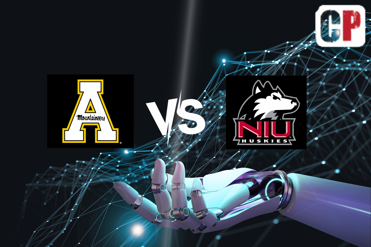 Appalachian State Mountaineers at Northern Illinois Huskies AI NCAA Basketball Prediction 11/11/2023
