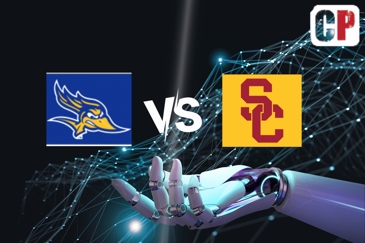 Bakersfield Roadrunners at USC Trojans AI NCAA Basketball Prediction 11/9/2023