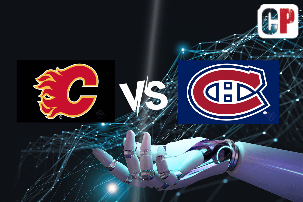 Calgary Flames at Montreal Canadiens AI NHL Prediction 11/14/2023