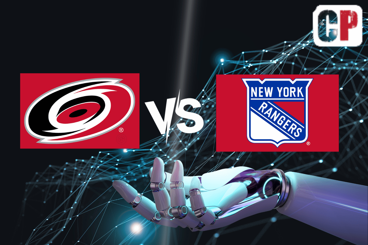 Carolina Hurricanes at New York Rangers AI NHL Prediction 11/2/2023