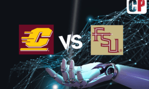 Central Michigan Chippewas at Florida State Seminoles AI NCAA Basketball Prediction 11/13/2023