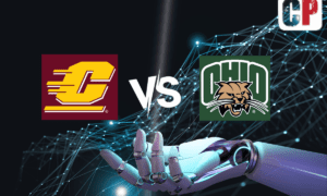 Central Michigan Chippewas at Ohio Bobcats AI NCAA Football Prediction 11/15/2023