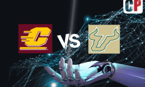 Central Michigan Chippewas at South Florida Bulls AI NCAA Basketball Prediction 11/15/2023