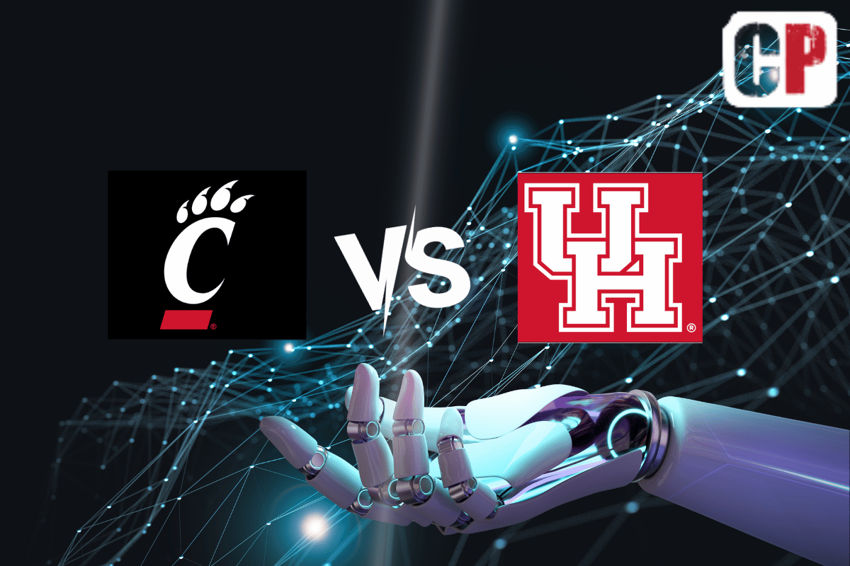 Cincinnati Bearcats at Houston Cougars AI NCAA Football Prediction 11/11/2023