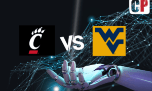 Cincinnati Bearcats at West Virginia Mountaineers AI NCAA Football Prediction 11/18/2023