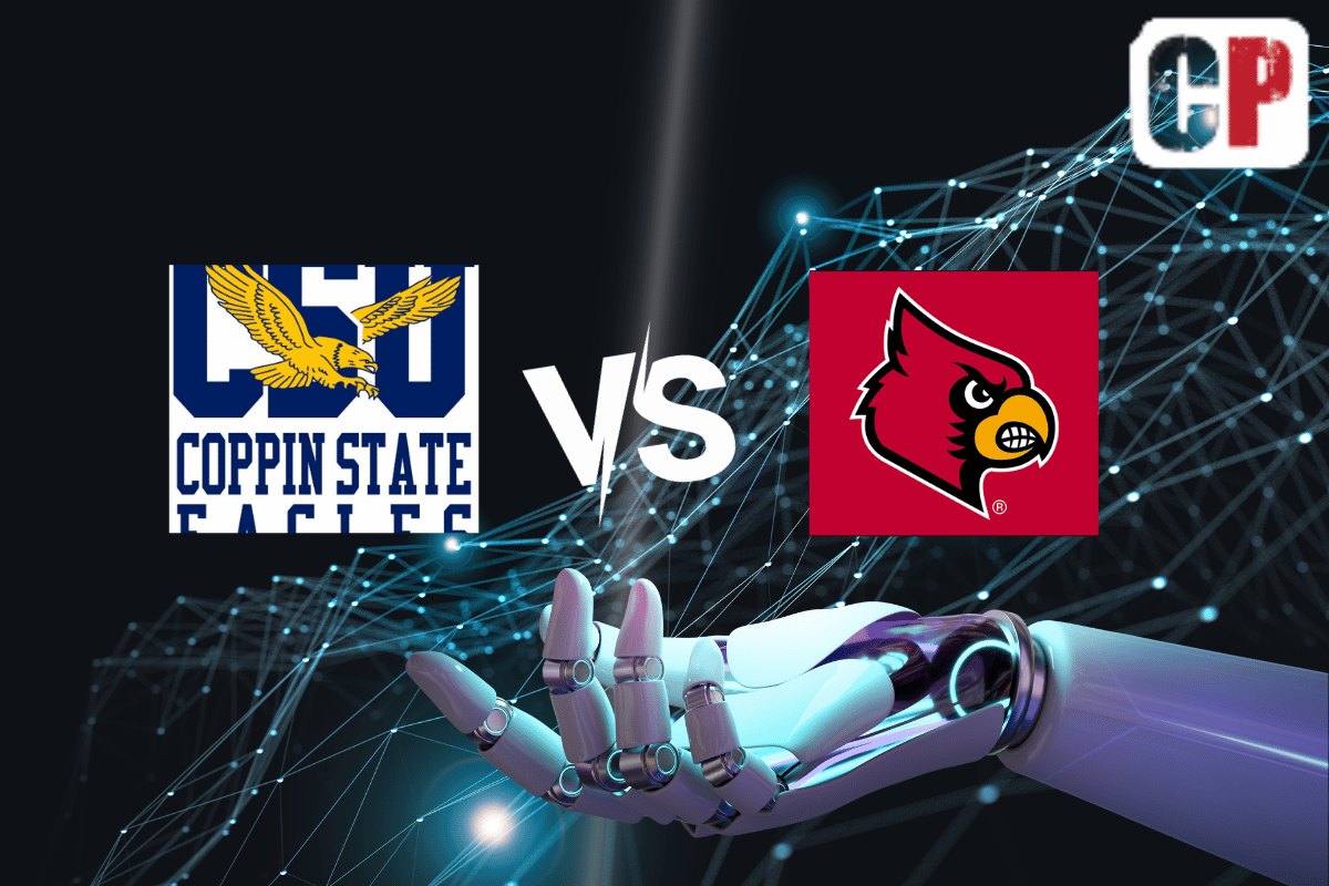 Coppin State Eagles at Louisville Cardinals AI NCAA Basketball Prediction 11/15/2023