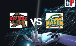 Cornell Big Red at George Mason Patriots AI NCAA Basketball Prediction 11/15/2023