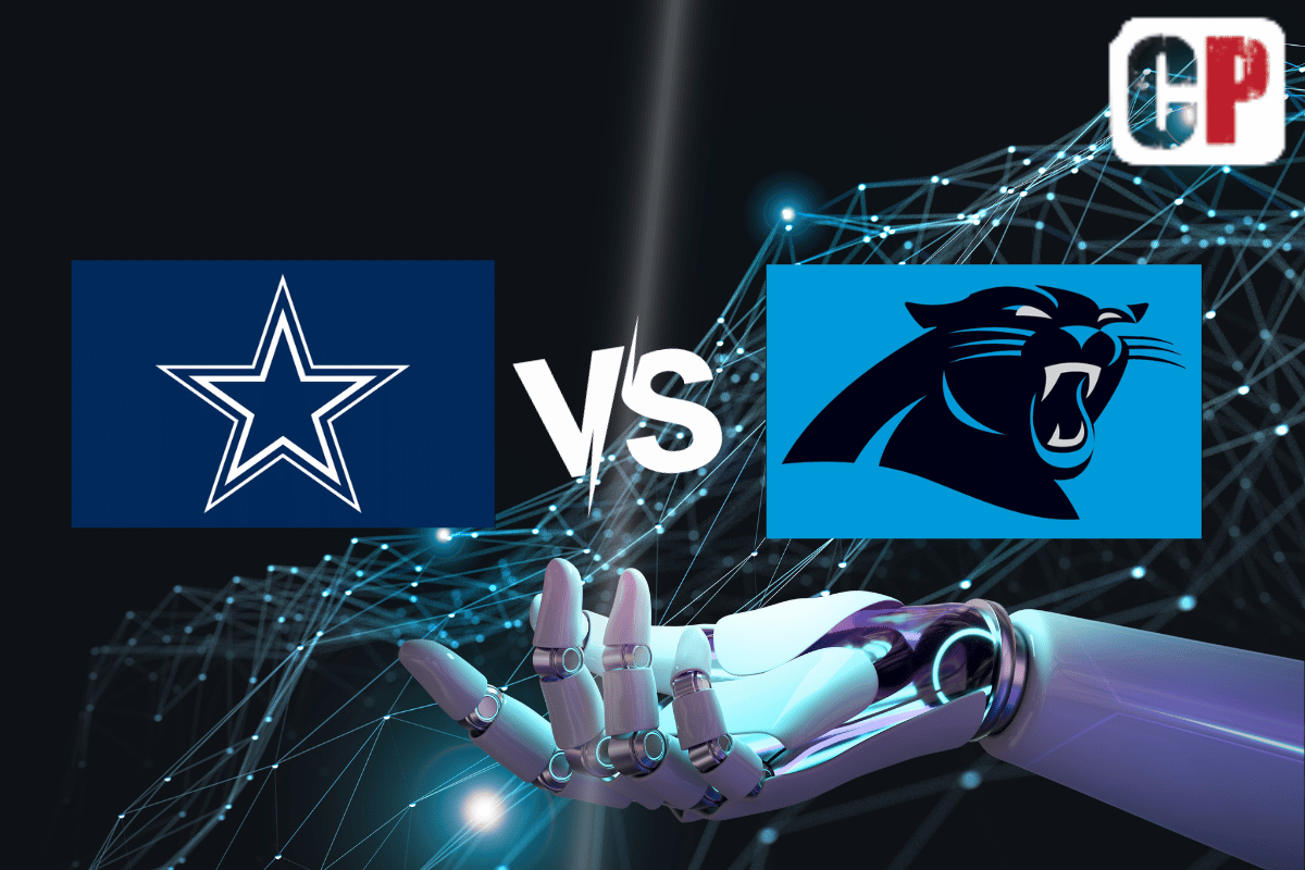 Dallas Cowboys at Carolina Panthers AI NFL Prediction 11/19/2023