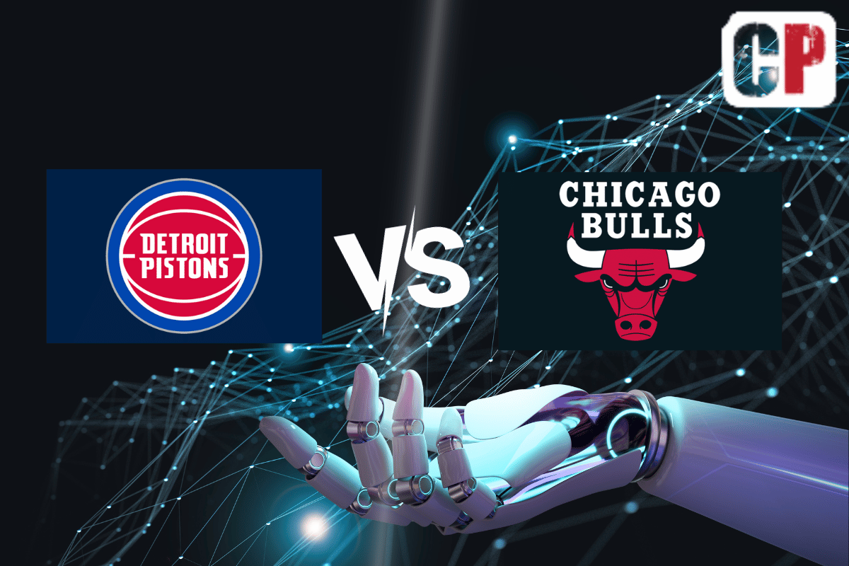 Detroit Pistons at Chicago Bulls AI NBA Prediction 11/12/2023