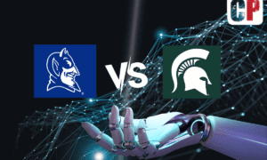Duke Blue Devils at Michigan State Spartans AI NCAA Basketball Prediction 11/14/2023
