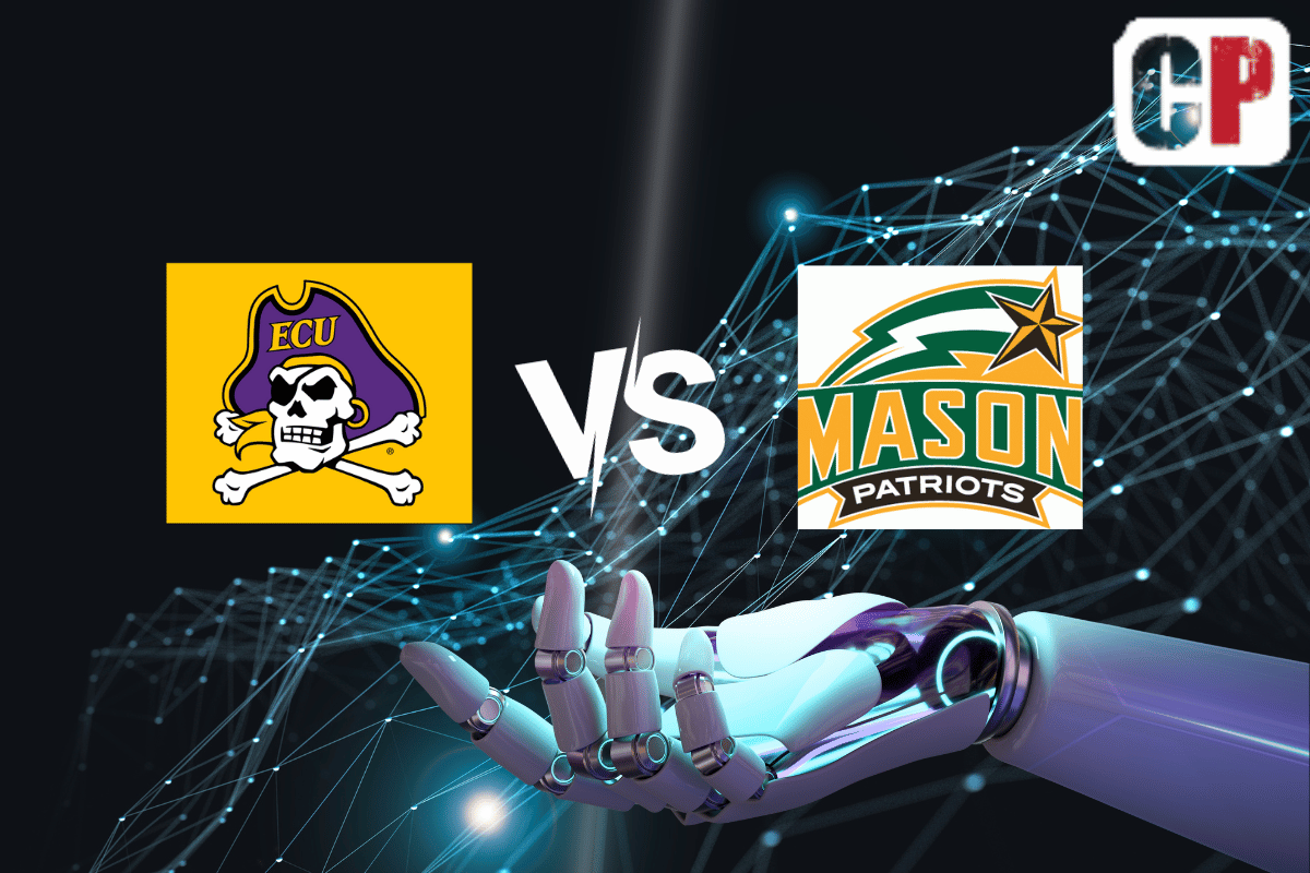 East Carolina Pirates at George Mason Patriots Pick, NCAA Basketball Prediction, Preview & Odds 11/25/2023