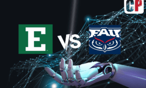 Eastern Michigan Eagles at Florida Atlantic Owls AI NCAA Basketball Prediction 11/14/2023