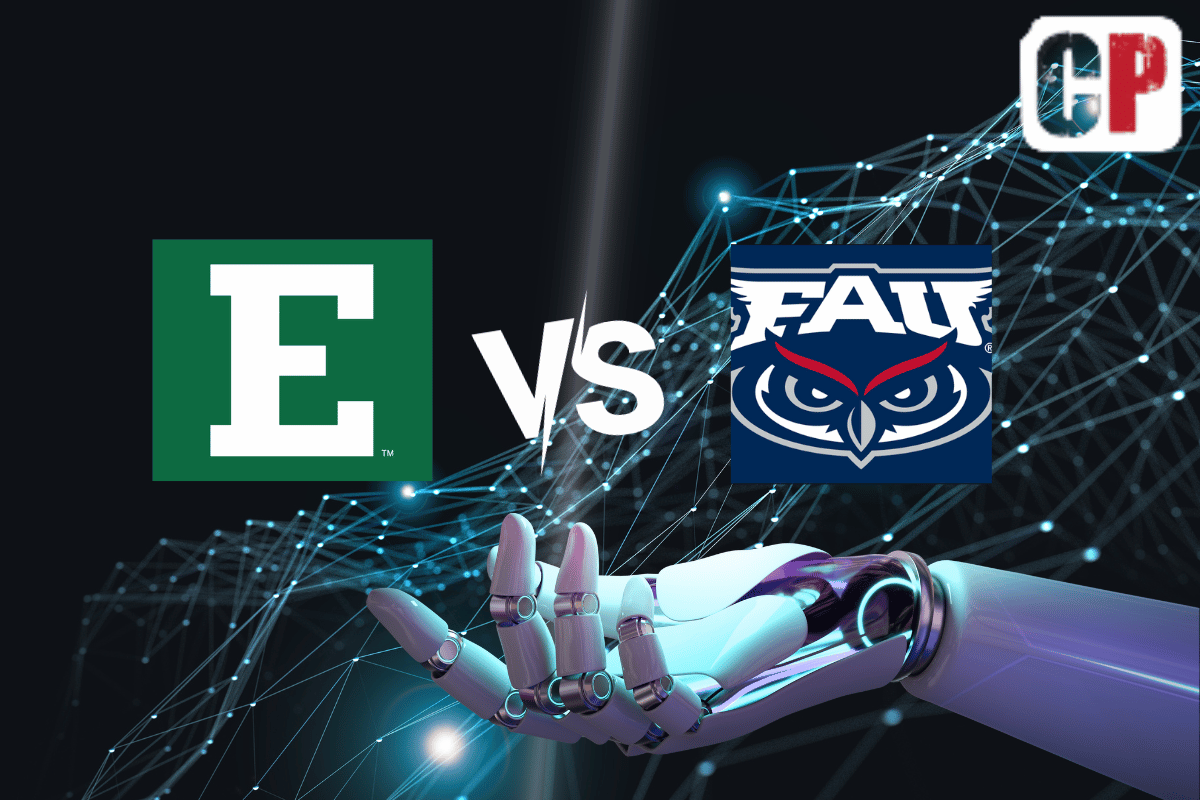 Eastern Michigan Eagles at Florida Atlantic Owls AI NCAA Basketball Prediction 11/14/2023