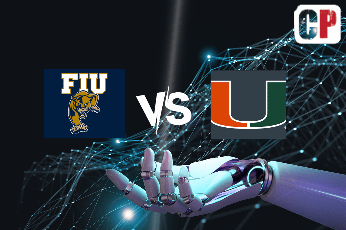 FIU Golden Panthers at Miami (FL) Hurricanes AI NCAA Basketball Prediction 11/13/2023