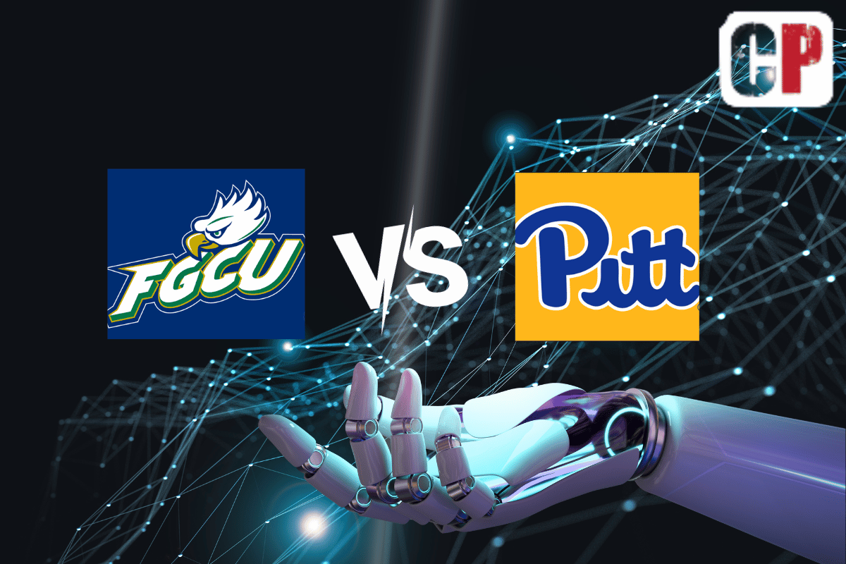 Florida Gulf Coast Eagles at Pittsburgh Panthers AI NCAA Basketball Prediction 11/13/2023