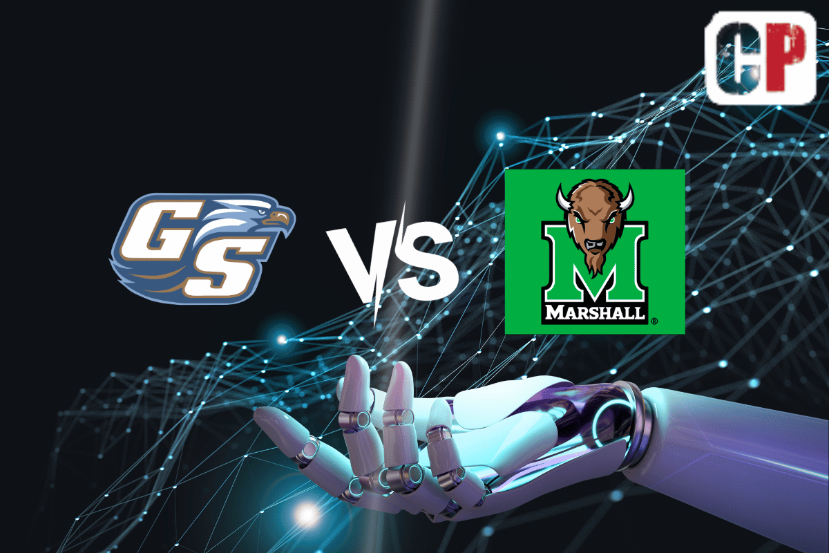 Georgia Southern Eagles at Marshall Thundering Herd AI NCAA Football Prediction 11/11/2023