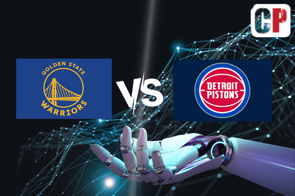 Golden State Warriors at Detroit Pistons AI NBA Prediction 11/6/2023