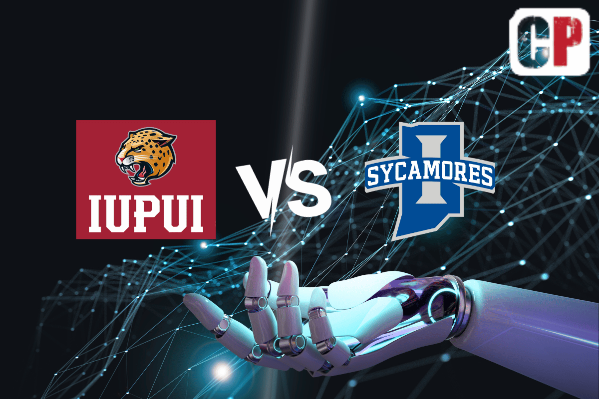 IUPUI Jaguars at Indiana State Sycamores AI NCAA Basketball Prediction 11/14/2023