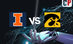 Illinois Fighting Illini at Iowa Hawkeyes AI NCAA Football Prediction 11/18/2023