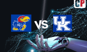 Kansas Jayhawks at Kentucky Wildcats AI NCAA Basketball Prediction 11/14/2023