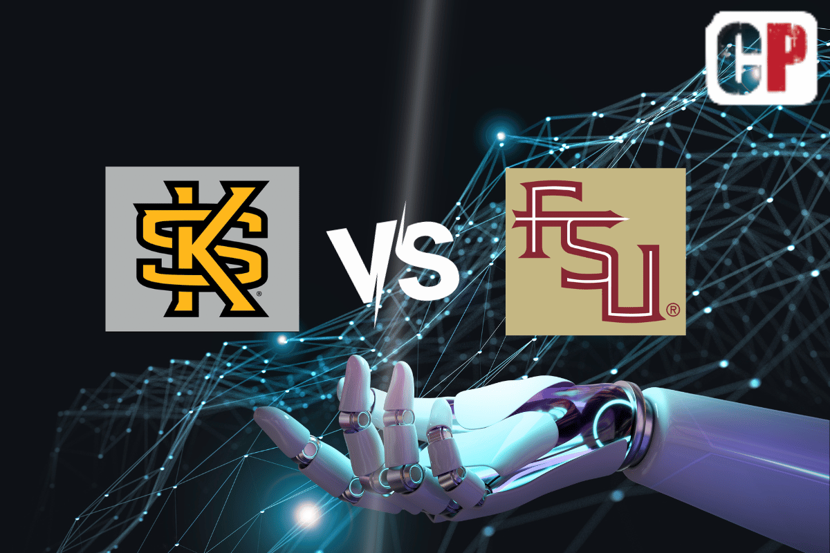Kennesaw State Owls at Florida State Seminoles AI NCAA Basketball Prediction 11/10/2023