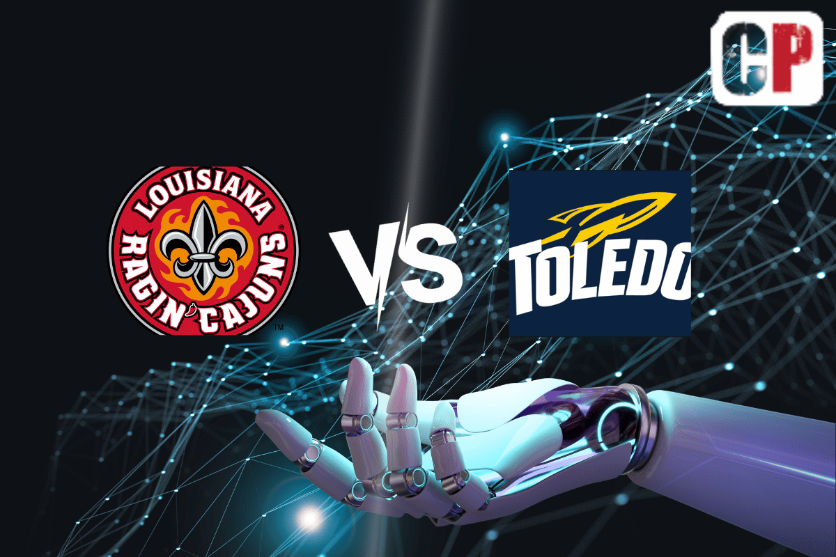 Louisiana-Lafayette Ragin’ Cajuns at Toledo Rockets AI NCAA Basketball Prediction 11/11/2023