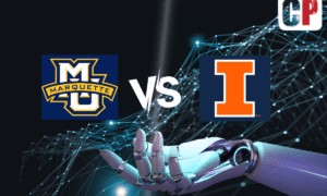 Marquette Golden Eagles at Illinois Fighting Illini AI NCAA Basketball Prediction 11/14/2023