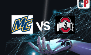 Merrimack College Warriors at Ohio State Buckeyes AI NCAA Basketball Prediction 11/15/2023