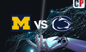 Michigan Wolverines at Penn State Nittany Lions AI NCAA Football Prediction 11/11/2023