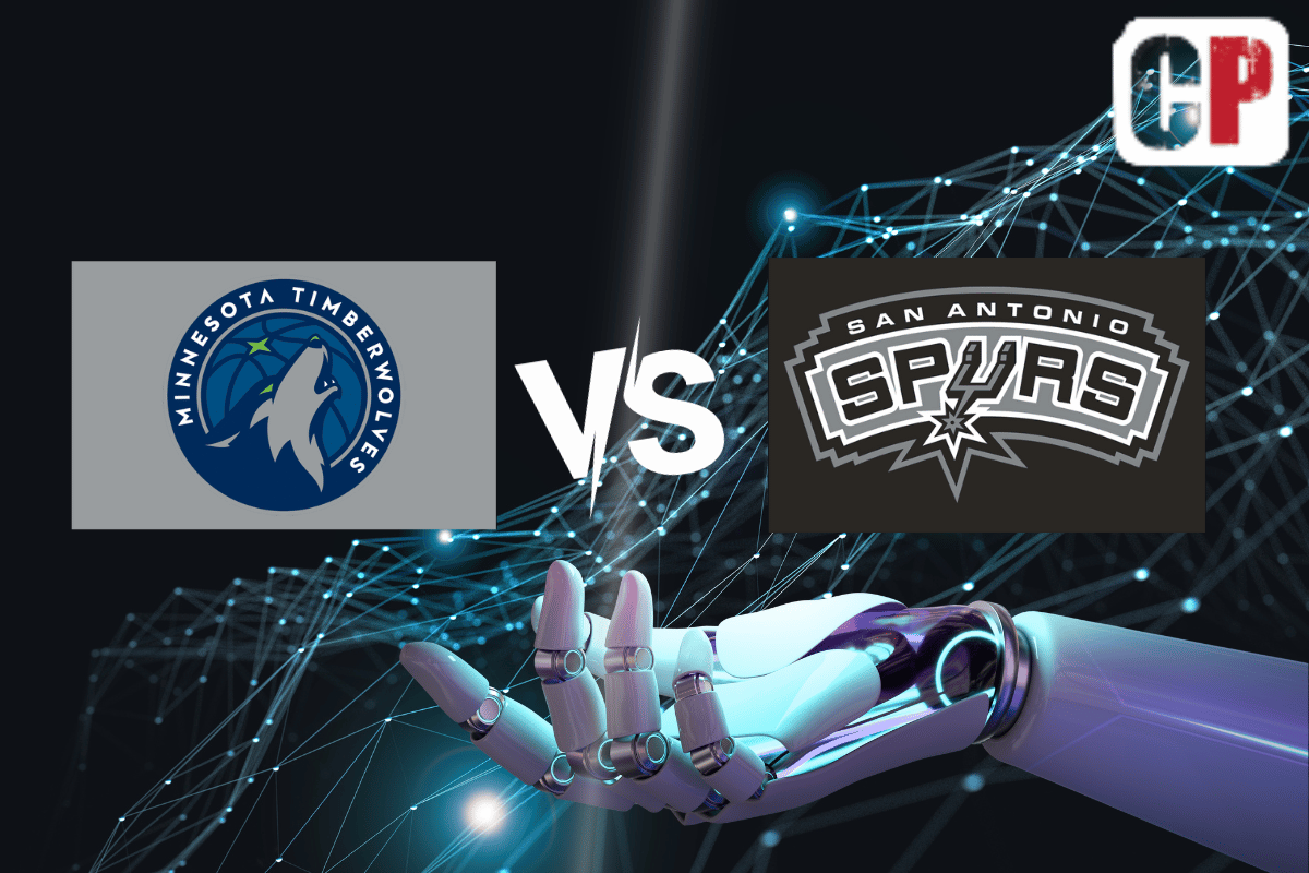 Minnesota Timberwolves at San Antonio Spurs AI NBA Prediction 11/10/2023