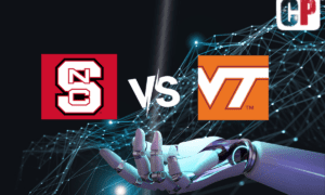 NC State Wolfpack at Virginia Tech Hokies AI NCAA Football Prediction 11/18/2023