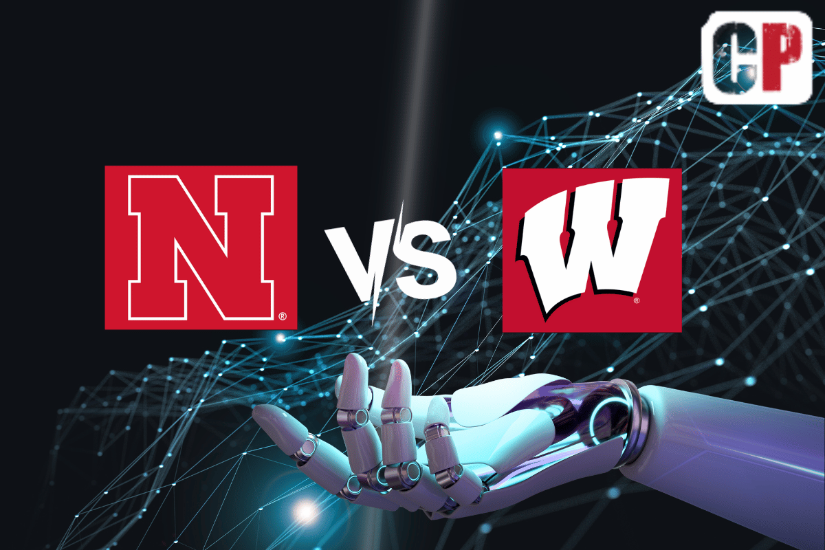 Nebraska Cornhuskers at Wisconsin Badgers AI NCAA Football Prediction 11/18/2023