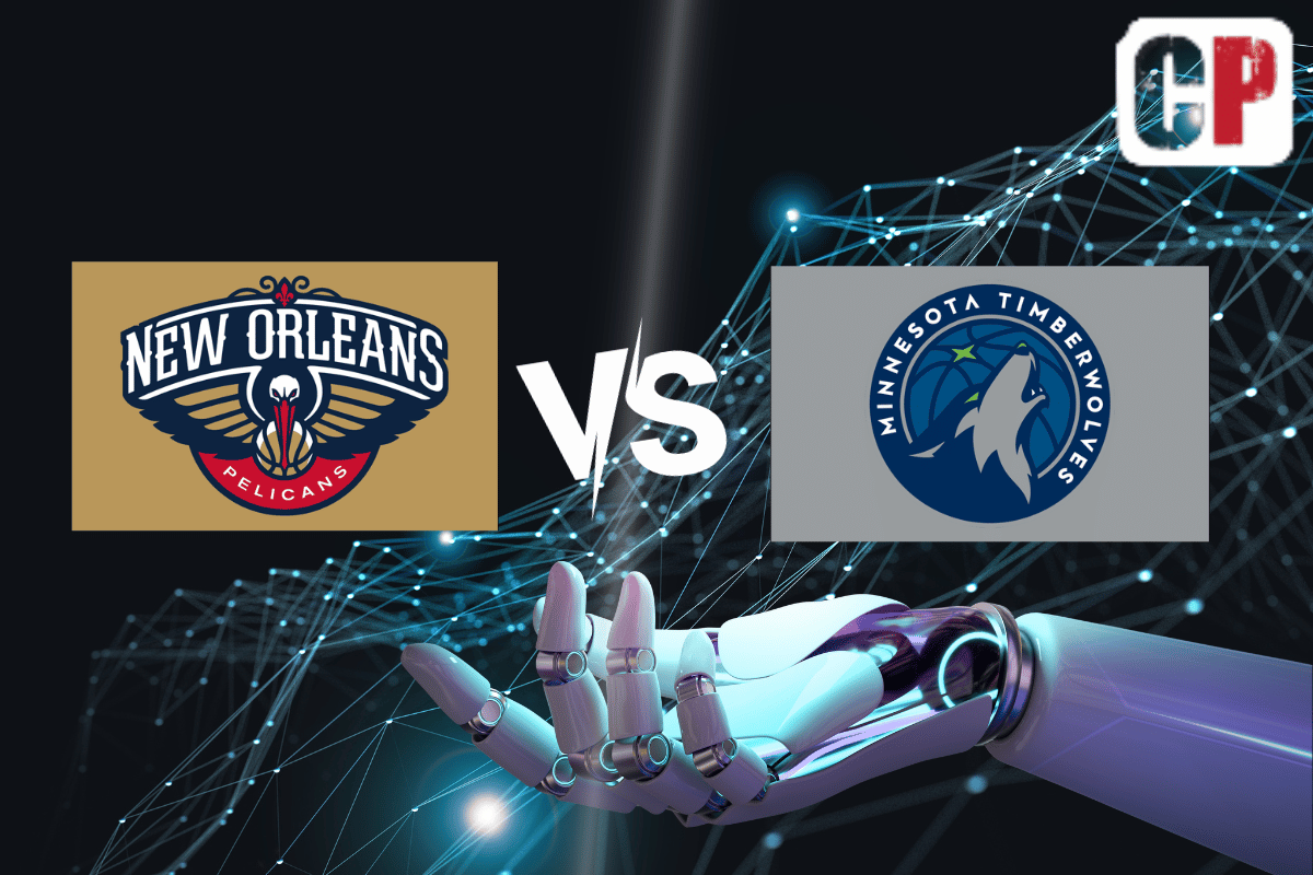New Orleans Pelicans at Minnesota Timberwolves AI NBA Prediction 11/8/2023