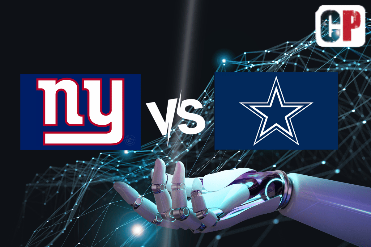 New York Giants at Dallas Cowboys AI NFL Prediction 11/12/2023