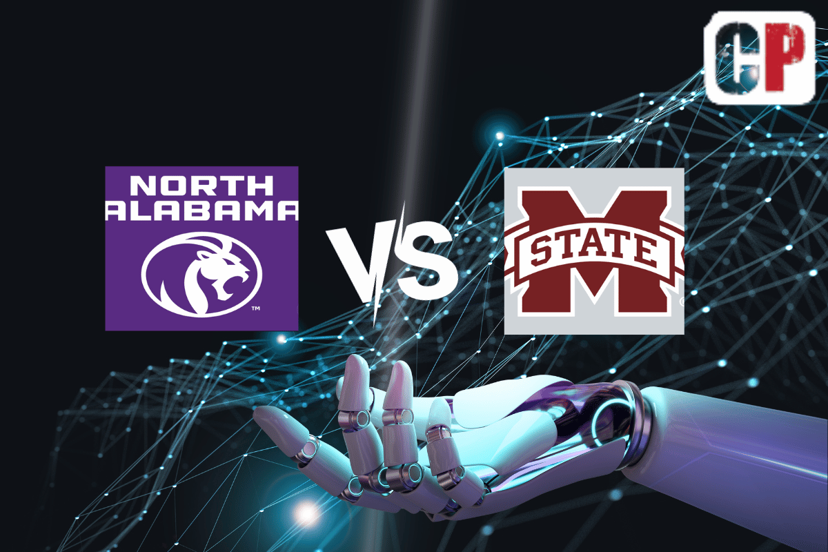 North Alabama Lions at Mississippi State Bulldogs AI NCAA Basketball Prediction 11/14/2023