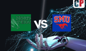 North Texas Mean Green at SMU Mustangs AI NCAA Football Prediction 11/10/2023