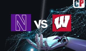 Northwestern Wildcats at Wisconsin Badgers AI NCAA Football Prediction 11/11/2023