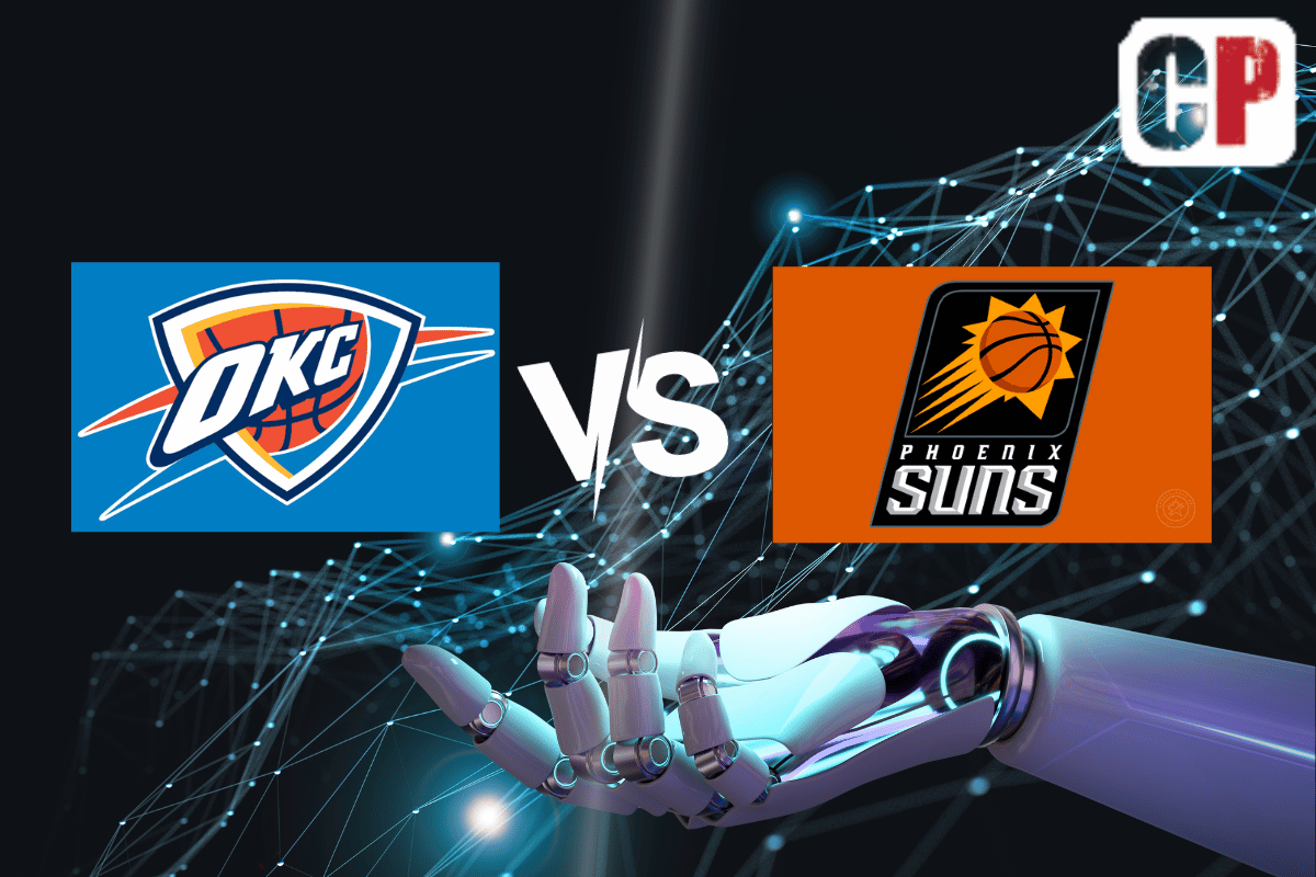 Oklahoma City Thunder at Phoenix Suns AI NBA Prediction 11/12/2023