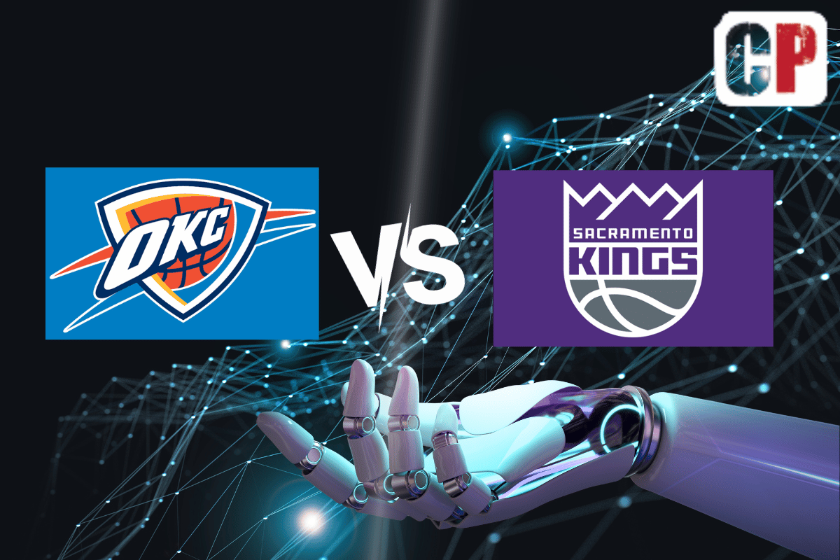 Oklahoma City Thunder at Sacramento Kings AI NBA Prediction 11/10/2023