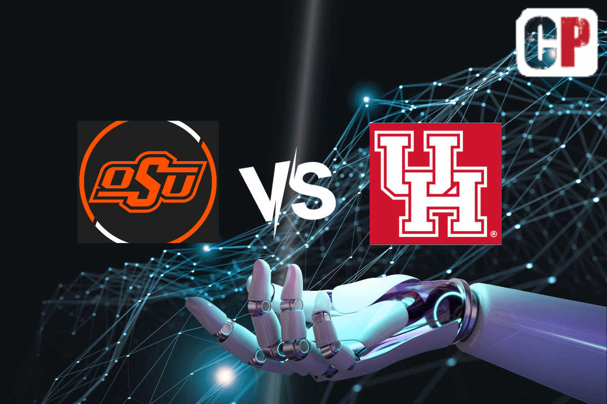 Oklahoma State Cowboys at Houston Cougars AI NCAA Football Prediction 11/18/2023