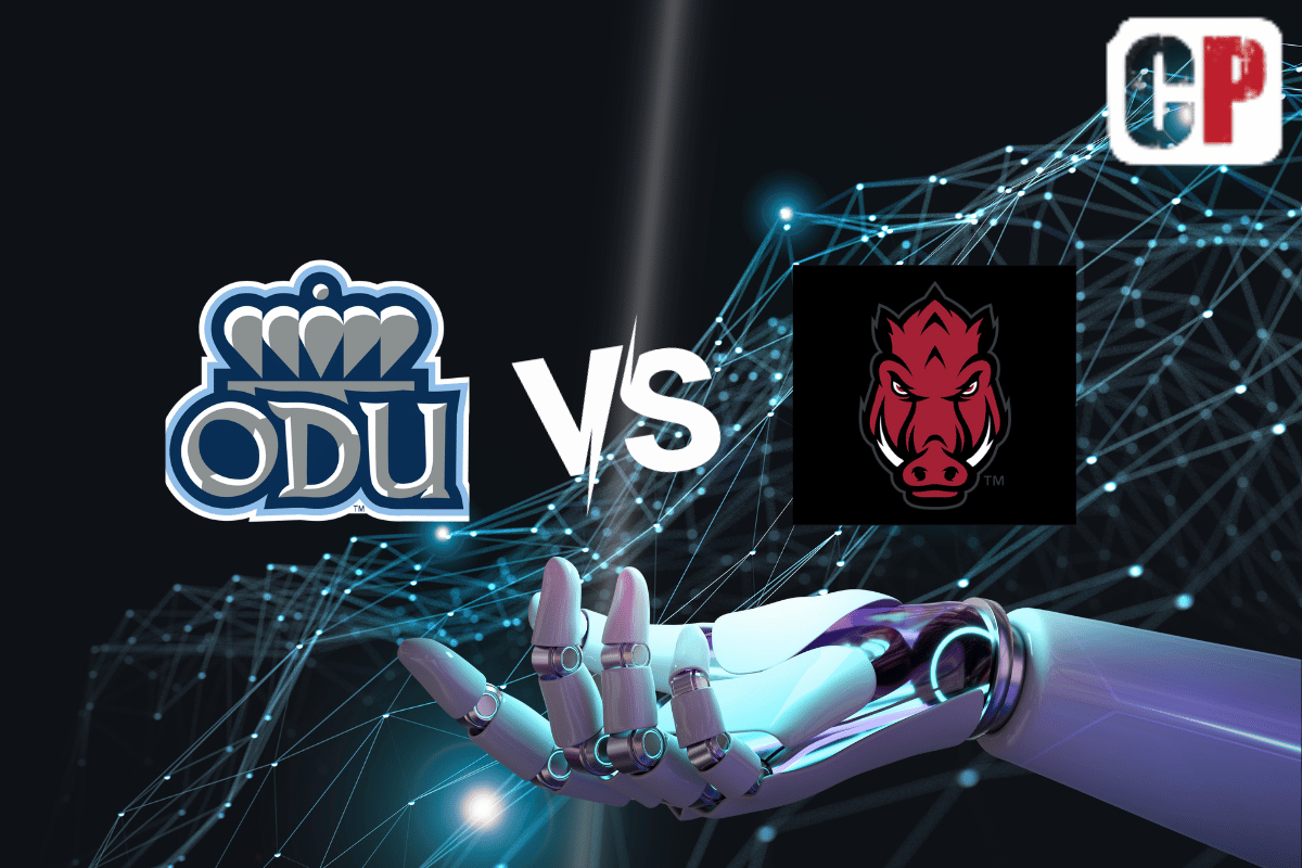 Old Dominion Monarchs at Arkansas Razorbacks AI NCAA Basketball Prediction 11/13/2023