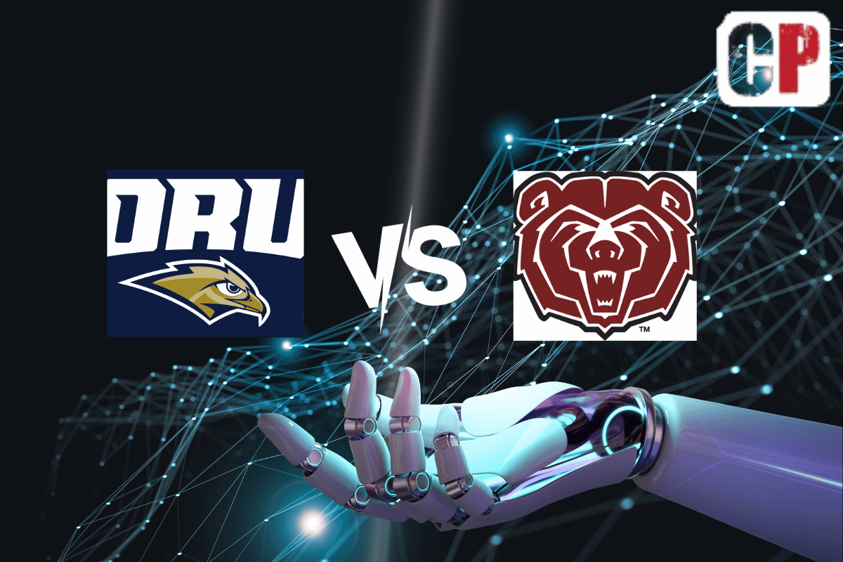 Oral Roberts Golden Eagles at Missouri State Bears AI NCAA Basketball Prediction 11/13/2023