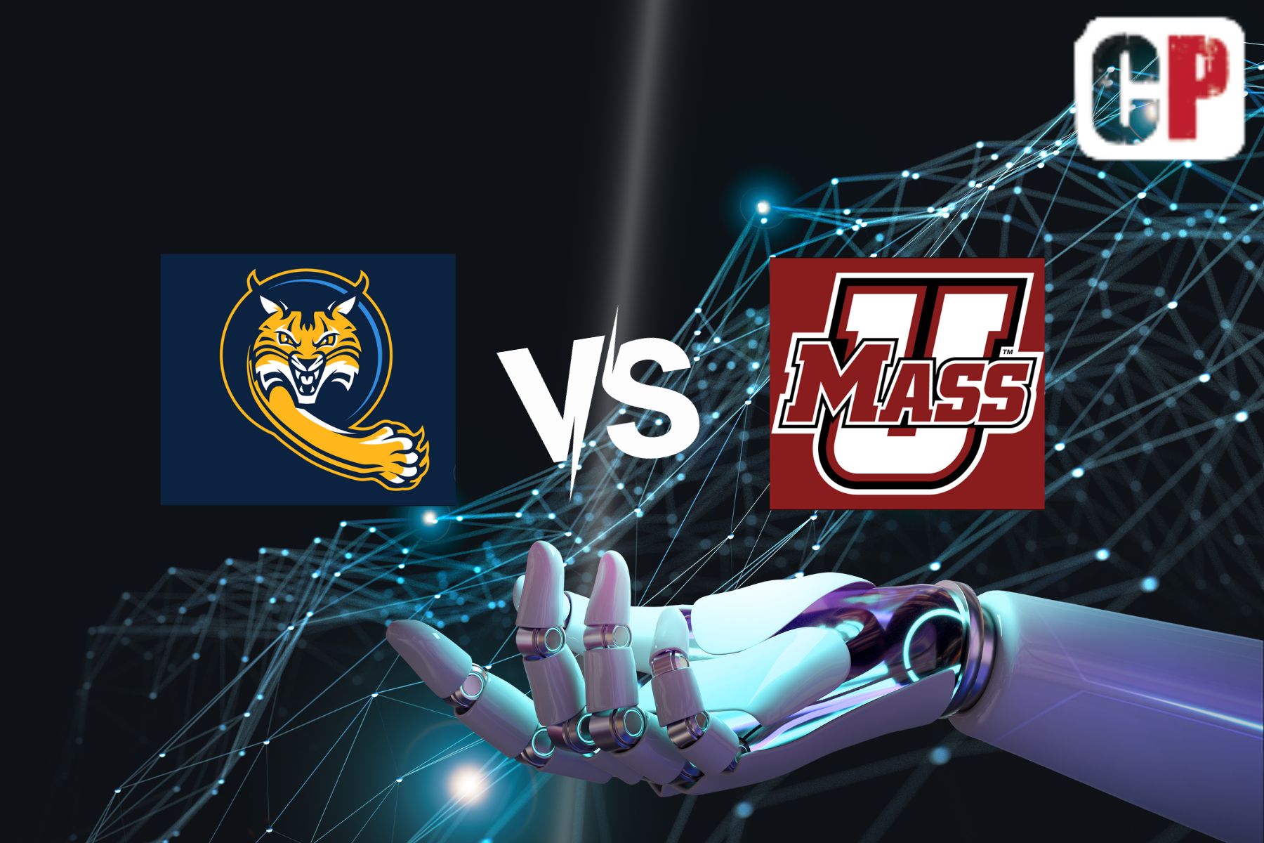 Quinnipiac Bobcats at Massachusetts Minutemen AI NCAA Basketball Prediction 11/13/2023