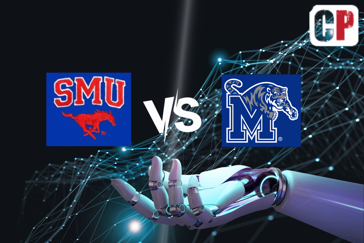 SMU Mustangs at Memphis Tigers AI NCAA Football Prediction 11/18/2023