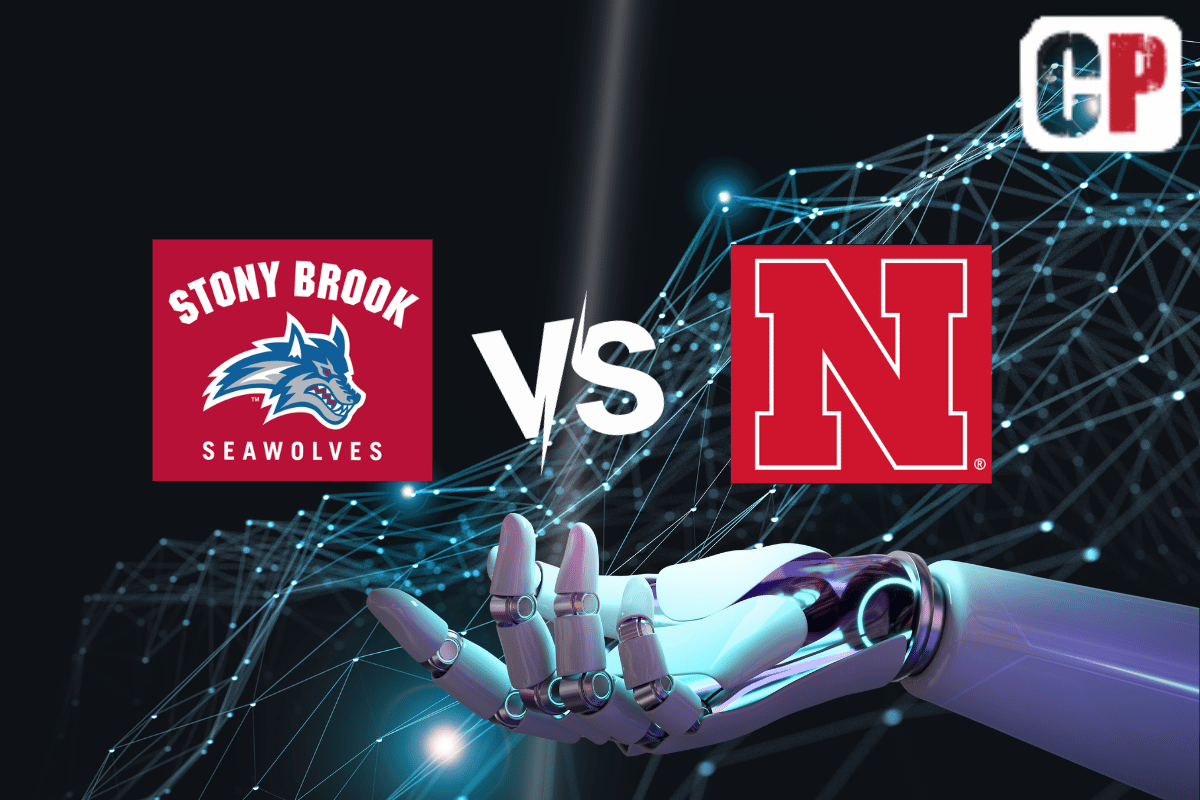 Stony Brook Seawolves at Nebraska Cornhuskers AI NCAA Basketball Prediction 11/15/2023