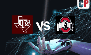 Texas A&M Aggies at Ohio State Buckeyes AI NCAA Basketball Prediction 11/10/2023